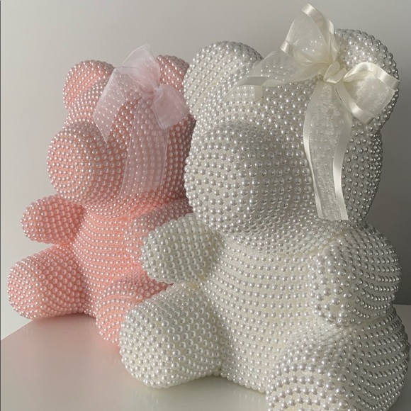 Luxury All Pearl Teddy - Pink - Picture 1 of 4